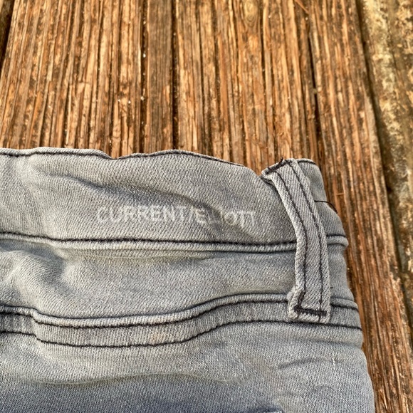 Current/Elliott Denim - Current Elliott Gray Silverlake ZIp Jeans